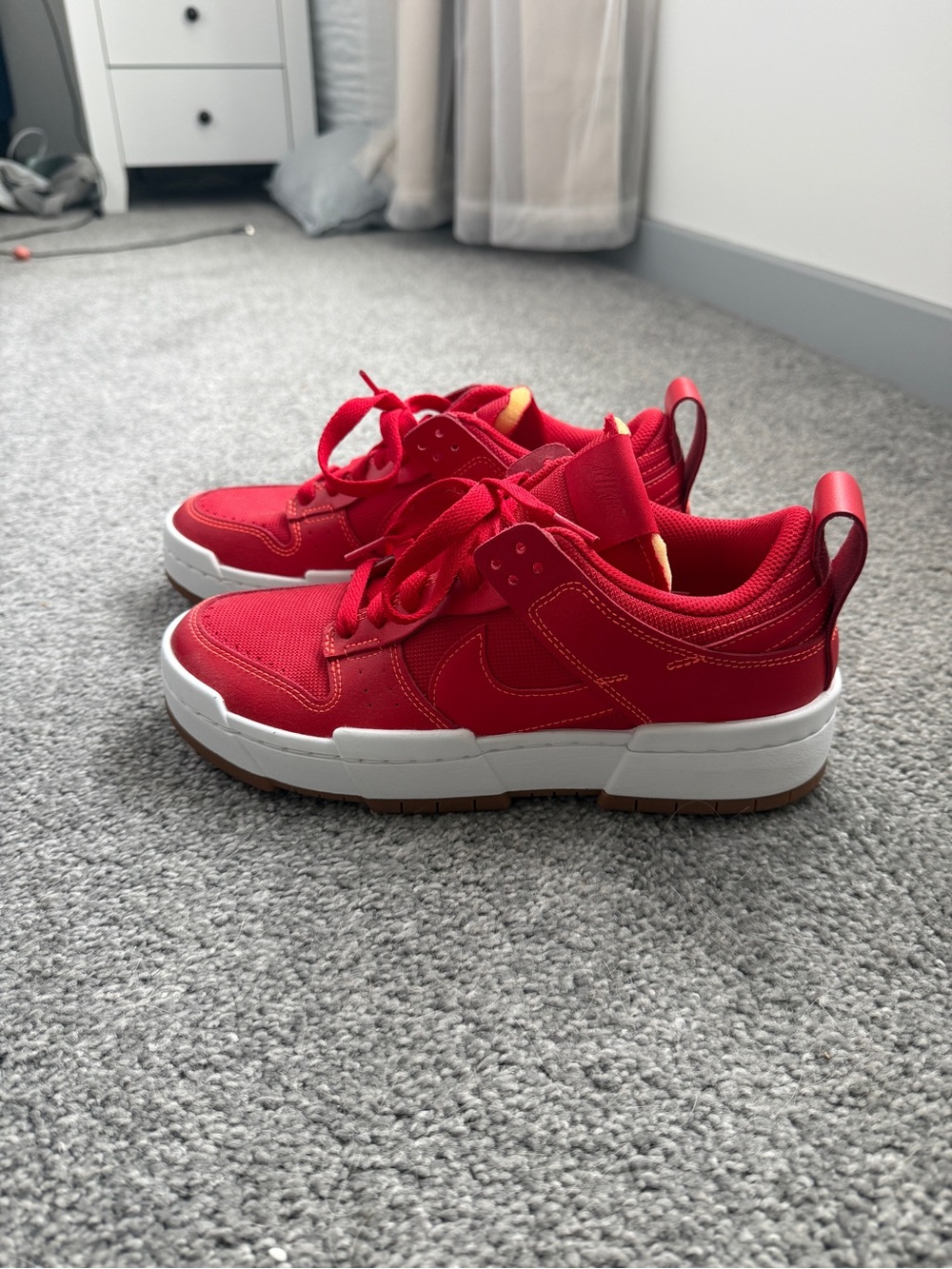 Nike Red Low-Top Sneakers